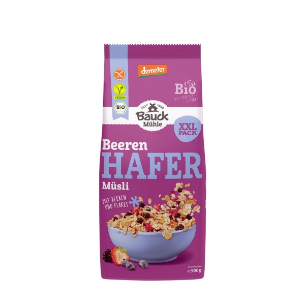 BAUCK HOF BEEREN HAFERMÜSLI 425G
