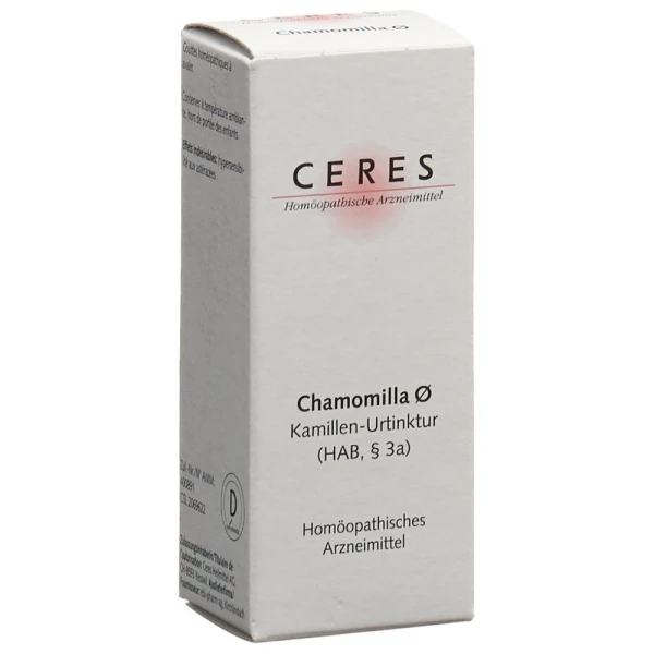 CERES CHAMOMILLA URTINKT FL 20 ML