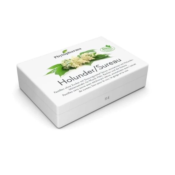 PHYTOPHARMA Holunderblüten Pastillen 40