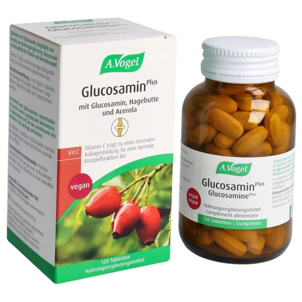 VOGEL GLUCOSAMIN PLUS TABL M HAGEBUTTENE
