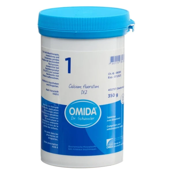 OMIDA SCHÜSSLER NR1 CAL FLUOR TABL D 12