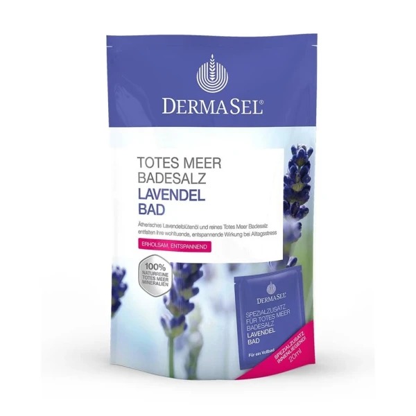 DERMASEL Badesalz Lavendel D/F/I Btl 400