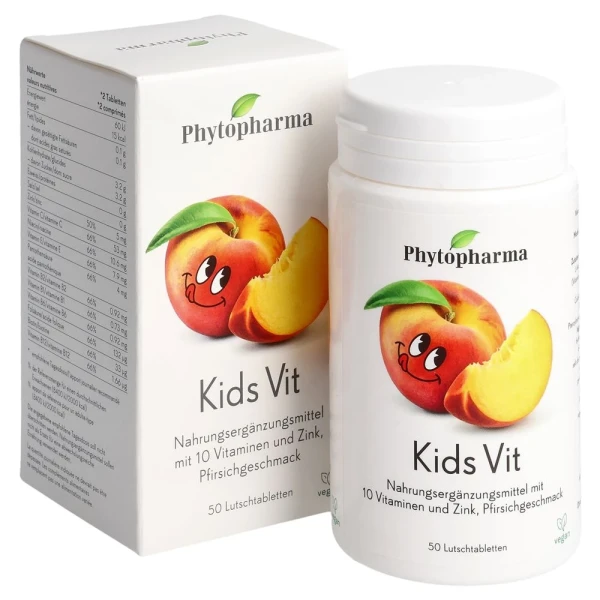 PHYTOPHARMA KIDS VIT LUTSCHTABL 10 VIT&Z