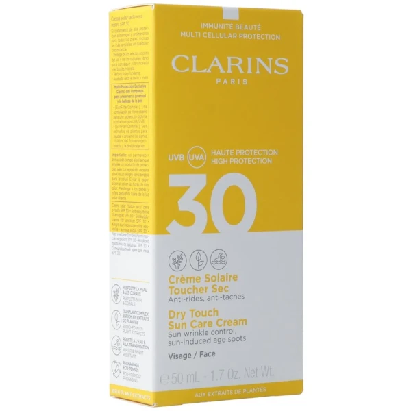 CLARINS SOLAIRE VISAGE SPF30 CREME 50 ML