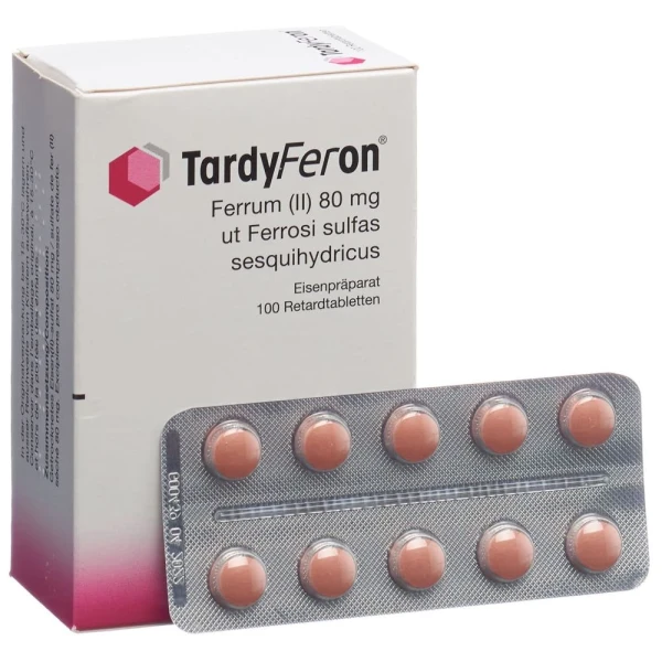 TARDYFERON Ret Tabl 80 mg 100 Stk