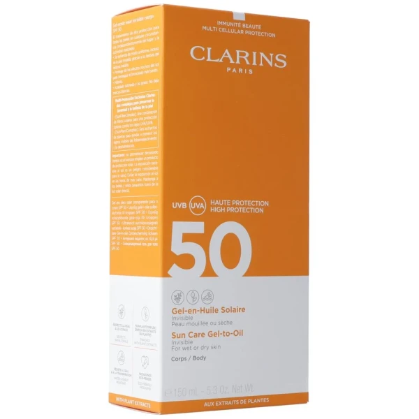 CLARINS SOLAIRE PROTECTION GEL CORPS SPF