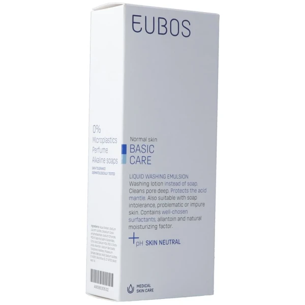 EUBOS Seife liquide unparfümiert blau 20