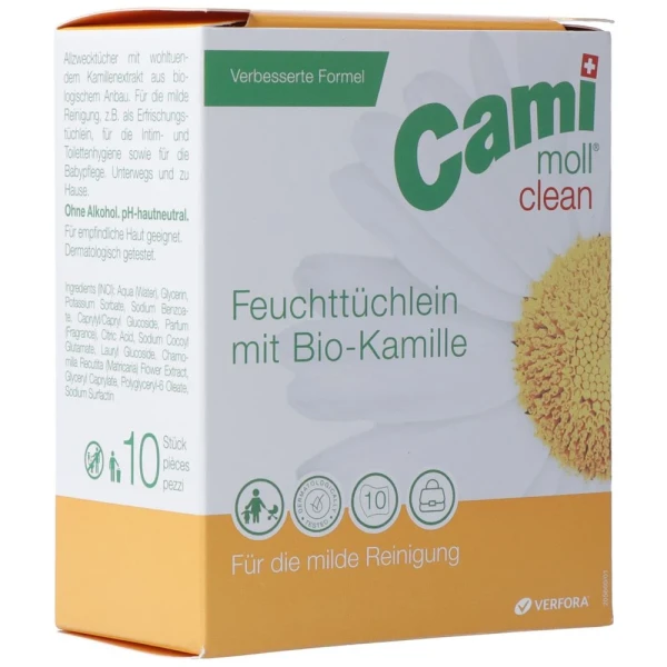 CAMI MOLL CLEAN FEUCHTTÜCHER NF BTL 10 S
