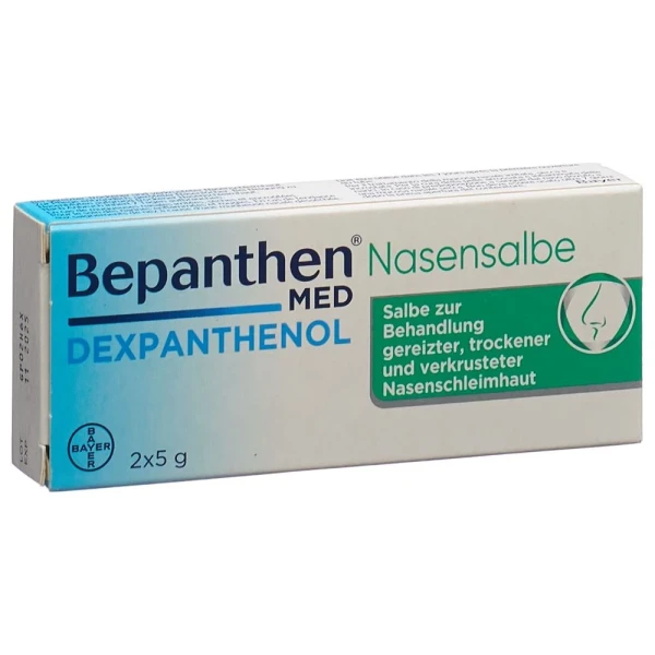 BEPANTHEN MED Nasensalbe 50 mg/g 2 Tb 5